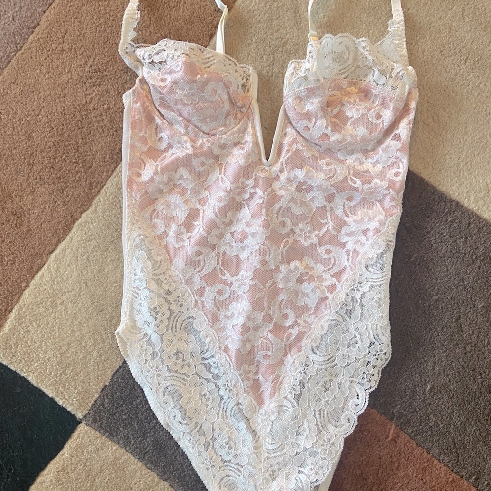 Victoria secret gold tag body suit